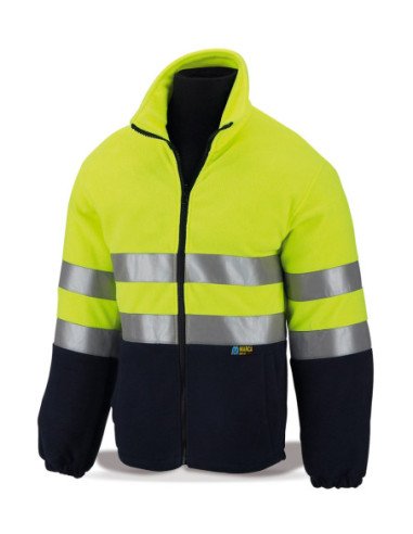 288FPFMIXYFA Chaqueta Polar Alta visibilidad amarillo/azul marino 300 gr.