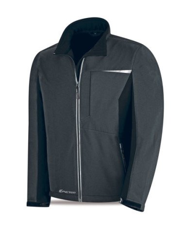 288CSPROGNE Cazadora Softshell modelo GRAFITO Gris/Negro 320 gr.