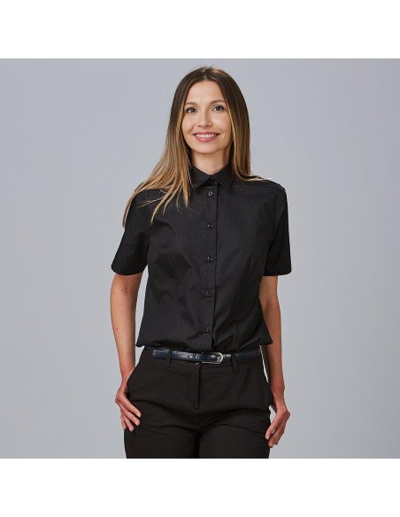 CAMISA MUJER M/C ELASTAN "RED LINE"