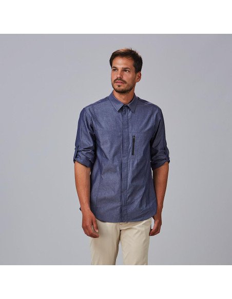 CAMISA HOMBRE CREMALLERAS SLIM FIT FABIO