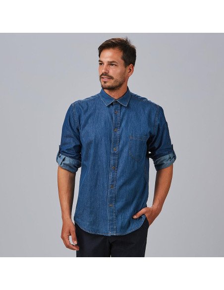 CAMISA HOMBRE TEJANO FINO LAVADO SLIM FIT MATTIA