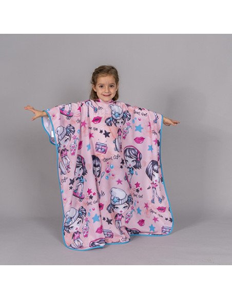 CAPA DE PELUQUERIA INFANTIL ESTAMPADA