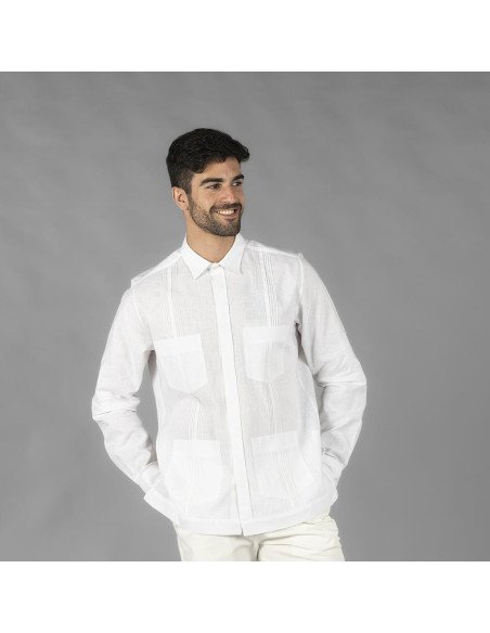 GUAYABERA HOMBRE CUELLO CAMISERO SALOMON