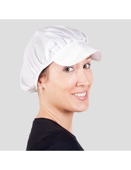 GORRA UNISEX POPELIN BLANCA (PAQ. 10 UNID)