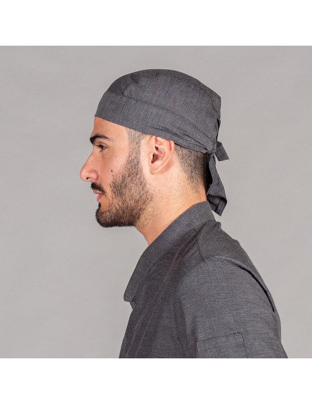 GORRO PIRATA CHAMBRAY ROMBOS