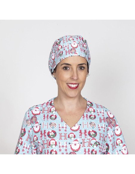 GORRO CIRUJANO GOMA NAVIDAD SANTAS