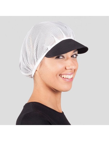 GORRA UNISEX REJILLA VISERA COLOR (PAQ. 10 UNID)