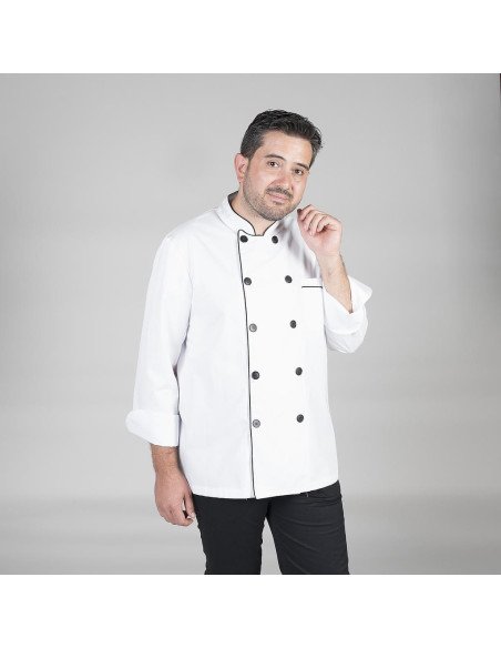 CHAQUETA COCINA UNISEX COMBI VIVO COLORES M/L
