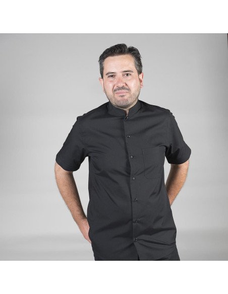 CAMISA HOMBRE CUELLO MAO M/CORTA