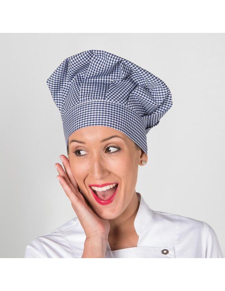 GORRO GRAN CHEF VICHY CON VELCRO