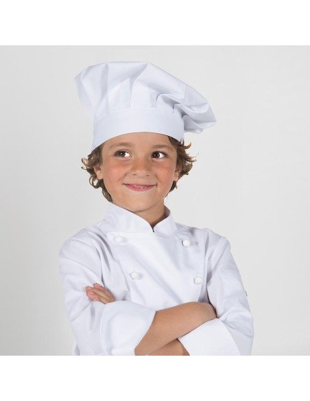 GORRO GRAN CHEF INFANTIL BLANCO