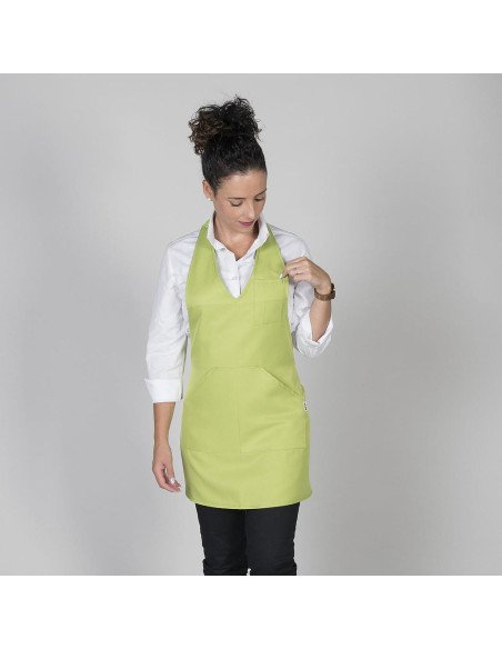 DELANTAL BISTRO SARGA POLIESTER 80X65 CM