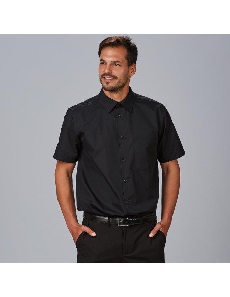 CAMISA HOMBRE M/C POP. "RED LINE"