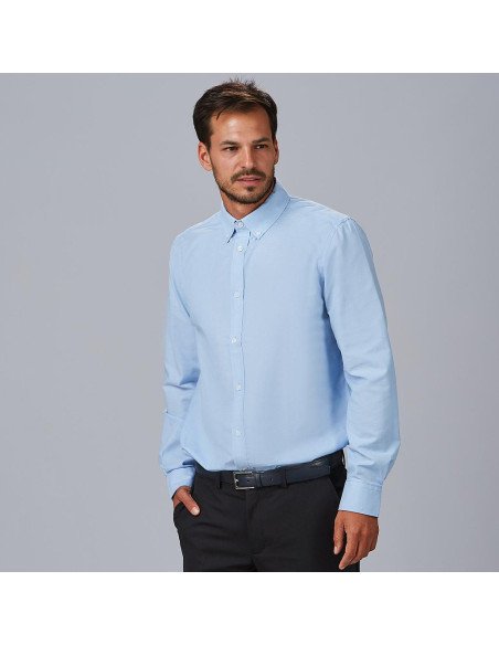 CAMISA HOMBRE M/L OXFORD "RED LINE"