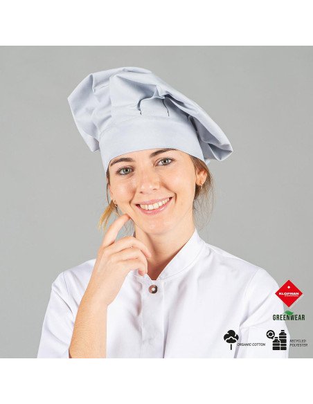 GORRO GRAN CHEF TEJIDO RECICLADO Y ORGANICO KLOPMAN