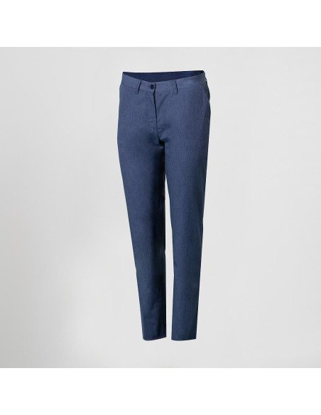 PANTALON MUJER CHINO SARGA JASPEADA