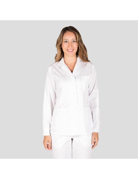 BATA MUJER CORTA BLANCA M/L
