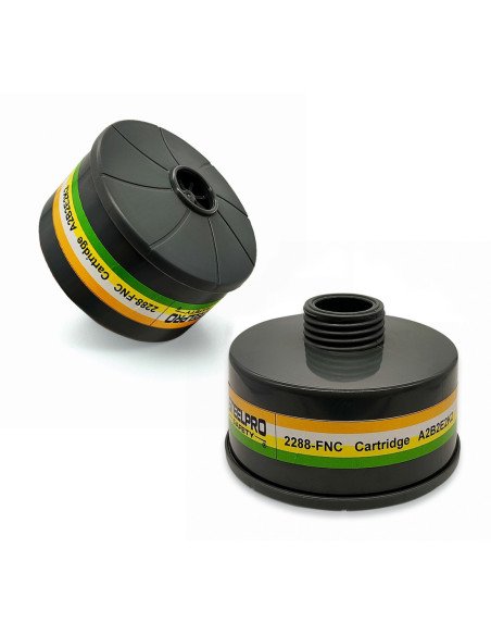 2288FNCSIN Filtros de rosca normalizada STEELPRO para máscara completa  ANDROMEDA (ABEK2)