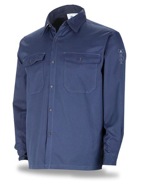 988CAIAMAM Camisa IGNÍFUGA y ANTIESTÁTICA (Tejido permanente) 180 gr