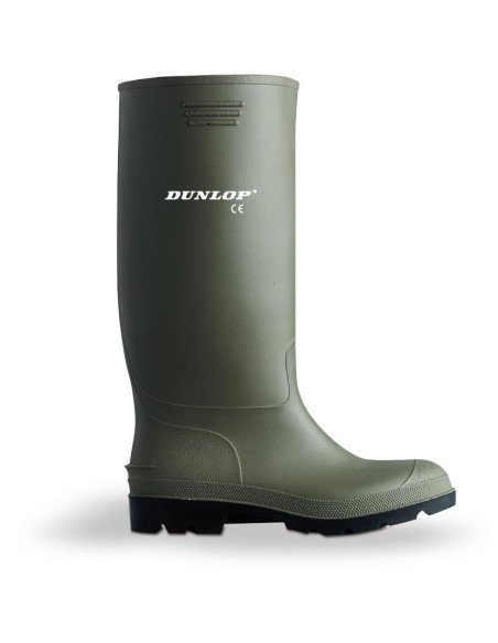 380VPV Bota de agua PVC caña alta verde Dunlop 380