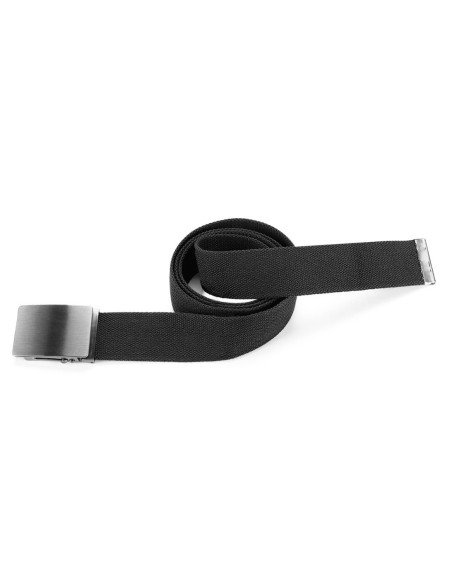 1388BELTNE Cinturón ajustable algodón negro