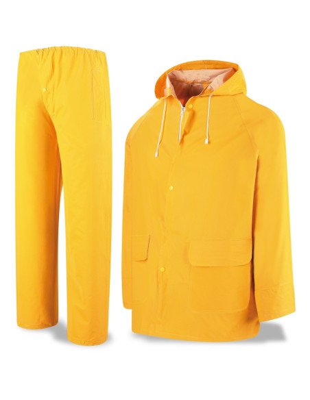 188TA32Y Traje de agua PVC amarillo 400 gr