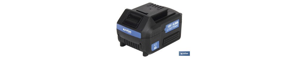 BATERÍAS RECARGABLES PARA HERRAMIENTAS