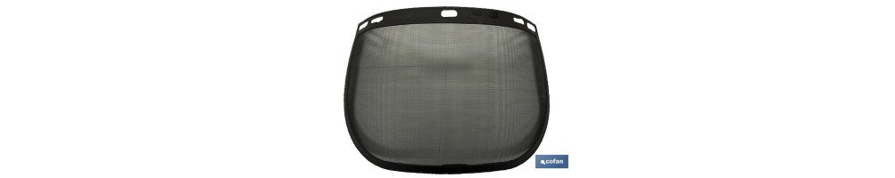 Pantalla con Protección de Rejilla | Medida de la pantalla 310 x 200 mm | Protección facial para diversos trabajos