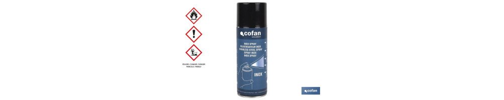 Pintura Inoxidable en Spray | Envase 400 ml | Resistente al agua | Protege de la corrosión y los agentes atmosféricos