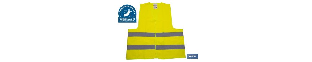 Chaleco reflectante | Color Amarillo | Talla XXL | EN ISO 20471 | Categoría II I
