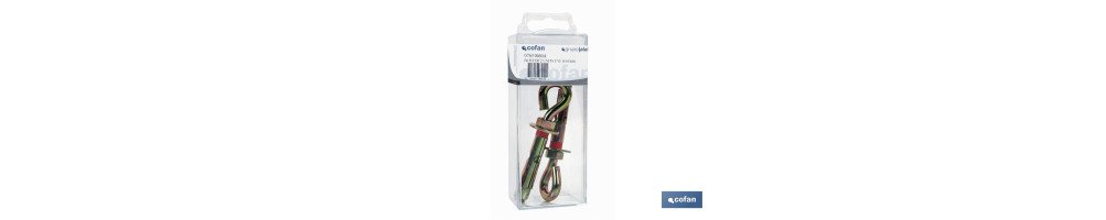 Anclajes Metálicos con Argolla 6.8 Blíster Estándar
