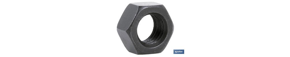 Tuerca Hexagonal C.8 Negro