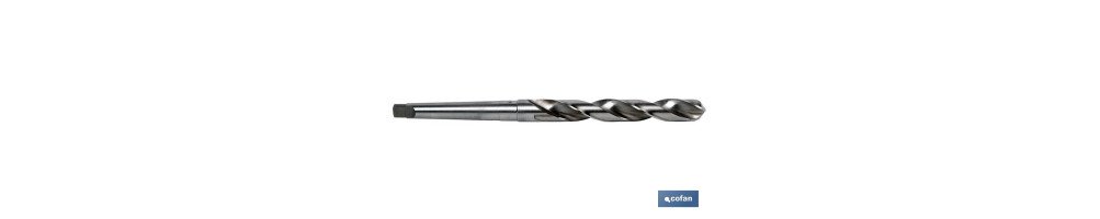 Brocas mango cónico cobalto HSS-CO DIN 345N