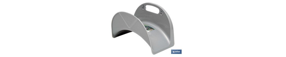 Soporte de pared para manguera | Para mangueras de riego | Práctico y versátil para el jardín | Resistente y duradero