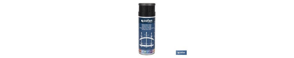 Pintura en Spray | Efecto forja | Color Negro o Gris | Envase de 400 ml