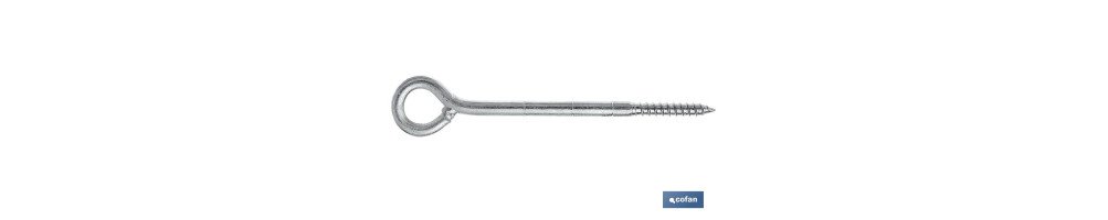 Anclaje o argolla metálica para andamios | Con medidas de 12 mm de diámetro | Longitud desde 90 hasta 160 mm