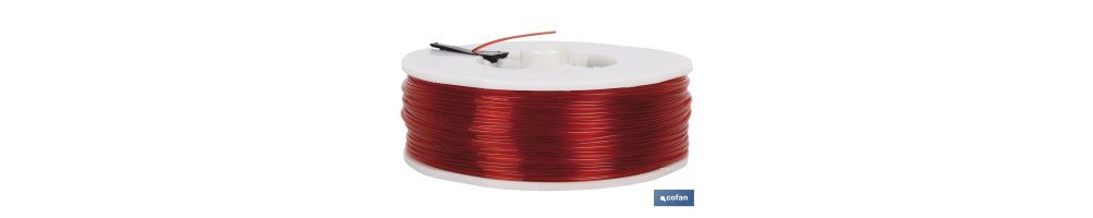 Hilo de Sedal Monofilamento de Nylon 100% Rojo