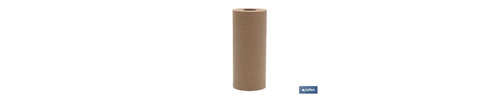 Rollo de papel Kraft | Color marrón | Medidas en 90 cm de ancho y 45 metros de largo