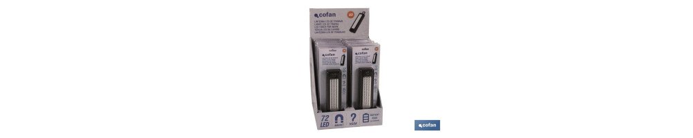 Expositor 12 uds Lámpara 72 Led