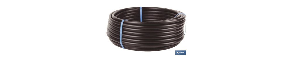 Tubo de riego por goteo (no incluye goteros) | Material resistente a la intemperie | Ideal para jardinería y agricultura