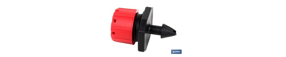 Gotero pinchable regulable para riego por goteo | Adaptables a todo tipo de cultivos, plantas y arboles