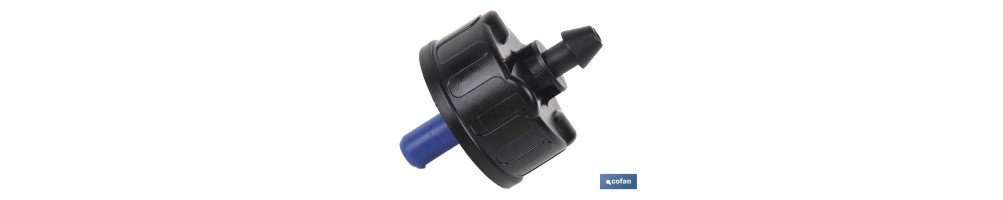 Gotero auto compensante con caudal de 4,1 Litros / Hora | Adaptable a todo tipo de cultivos, plantas y arboles