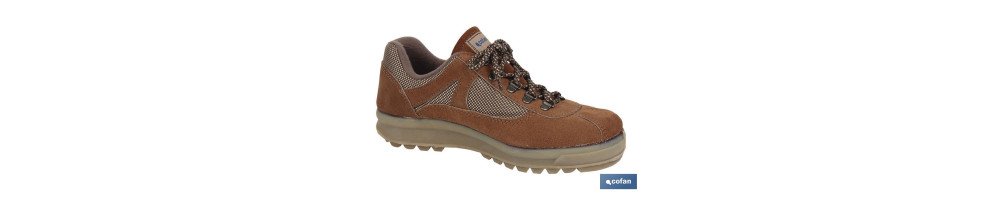 Zapatillas Trekking | Modelo Iregua | Color Caramelo | Suela de Caucho