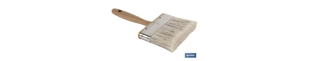 Paletina canaria de fibra | Calidad profesional en trabajos de pintura | Suavidad y finura del acabado final