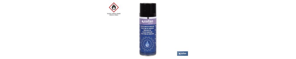Aceite fino de vaselina incoloro 400 ml | Lubricante sin materiales pesados | Inhibe la corrosión y alarga la vida útil