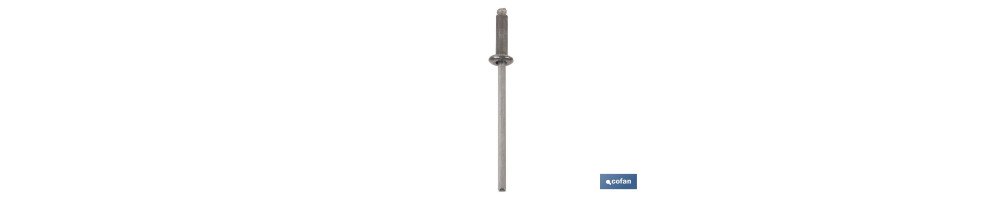 Remaches INOX A-2 Cabeza Alomada