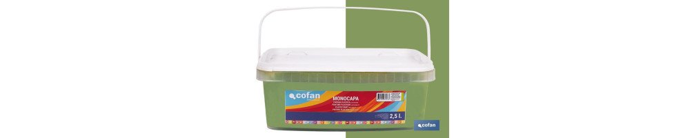 Pintura Plástica Monocapa | Diferentes colores | Apta para usar en interior