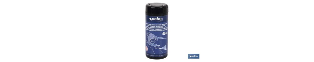 Toallitas higienizantes para manos | 40 unidades por producto | Toallas húmedas con extracto de Aloe Vera