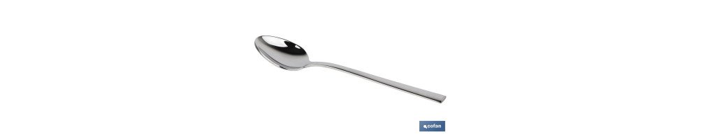 Cuchara de café | Modelo Bari | Fabricado en Acero inox 18/0 | Blíster o Pack