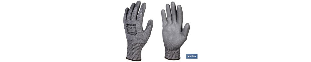 Guantes anticorte impregnados | Seguridad y protección | Ideales para cortes